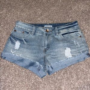 Forever 21 size 26 jean shorts